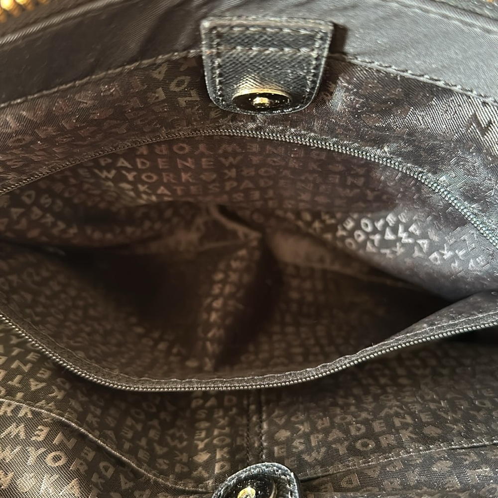 kate spade ♠ Authentic Nylon Black Purse - Picture 6 of 9